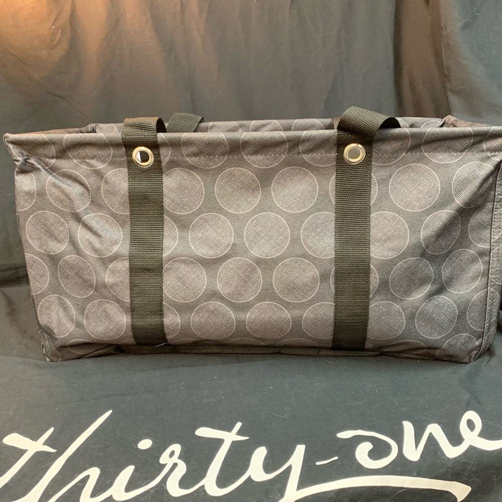 Thirty-One - Large Utility Tote - Cross Pop Dot